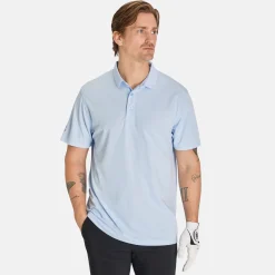 Abacus Pikétröjor Herr-M Prestwick Recycled Blå 310-Lt.Blue