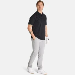 Abacus Pikétröjor Herr-M Prestwick Recycled Svart 600-Black