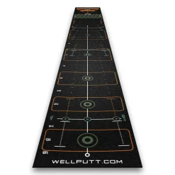 Wellputt Övrig Träning|Putträning-4M Putting mat BLACK (13ft)