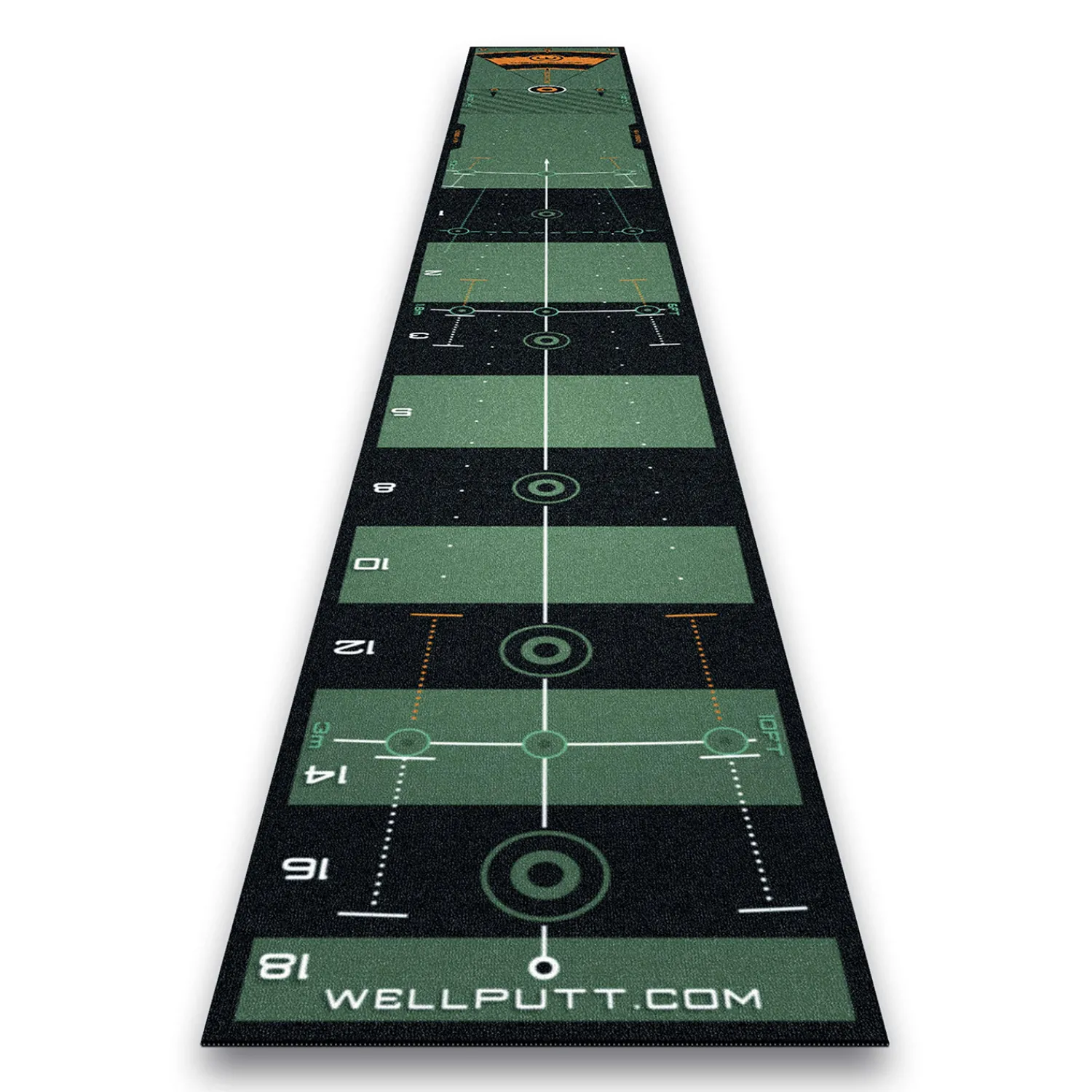 Wellputt Övrig Träning|Putträning-4M Putting mat GREEN ( 13ft)