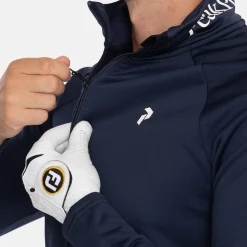 Peak Performance Tröjor Herr-M Rider Essentials Zip Blue Shadow-Blue Shadow-