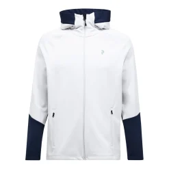 Peak Performance Tröjor Herr-M Rider Essentials Zip Hood Antarctica-Blue Shadow-