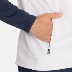 Peak Performance Tröjor Herr-M Rider Essentials Zip Hood Antarctica-Blue Shadow-