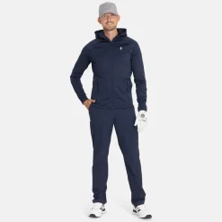 Peak Performance Tröjor Herr-M Rider Essentials Zip Hood Blue Shadow-Blue Shadow-