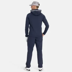 Peak Performance Tröjor Herr-M Rider Essentials Zip Hood Blue Shadow-Blue Shadow-