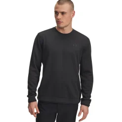 Under Armour Tröjor Herr-M Sweater Fleece Crew Svart Svart (Black 001)