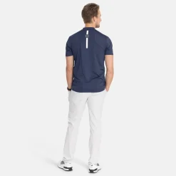Bogeys & Birdies Pikétröjor Herr-M Tech Blade Tee 2.0 Blå Navy