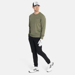 Bogeys & Birdies Tröjor Herr-M Tech Crew Leaf Clover Green