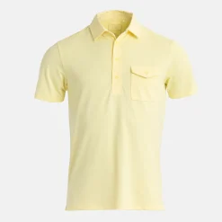 Bogeys & Birdies Pikétröjor Herr-M Tech Pocket Polo 2.0 Lemonade Yellow