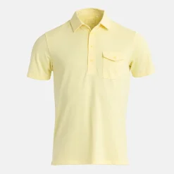 Bogeys & Birdies Pikétröjor Herr-M Tech Pocket Polo 2.0 Lemonade Yellow