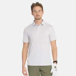 Bogeys & Birdies Pikétröjor Herr-M Tech Solid Pique Knit Grå