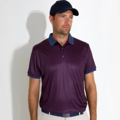 Abacus Pikétröjor Herr-M Tumble Drycool 311-Steelblue