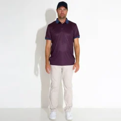 Abacus Pikétröjor Herr-M Tumble Drycool 311-Steelblue