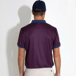 Abacus Pikétröjor Herr-M Tumble Drycool 311-Steelblue