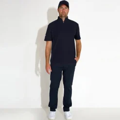 Abacus Pikétröjor Herr-M Turnberry Vit 193-White-Navy