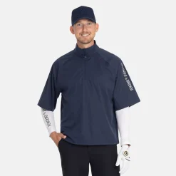 Bogeys & Birdies Jackor Herr-M Windbreaker SS 1/4 Zip Blå Navy