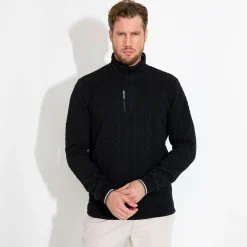 Abacus Tröjor Herr-M Woburn Midlayer Svart 600-Black
