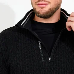Abacus Tröjor Herr-M Woburn Midlayer Svart 600-Black