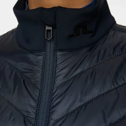 J.Lindeberg Västar Dam-Madde Quilt Hybrid Vest Blå JL Navy
