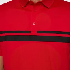 J.Lindeberg Pikétröjor Herr-Mads Polo Barbados-Cherry