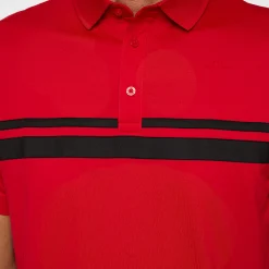 J.Lindeberg Pikétröjor Herr-Mads Polo Barbados-Cherry