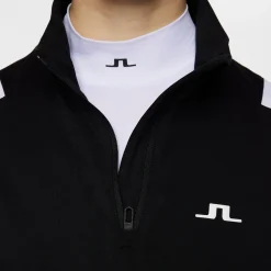 J.Lindeberg Tröjor Dam-Mae Quarter Zip Mid Layer Svart Black