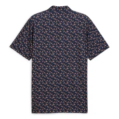 Puma Pikétröjor Herr-Mattr Paradise - Lc Deep-Navy-Sunny-Yellow