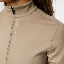 J.Lindeberg Tröjor Dam-Mel Zip Mid Layer Vintage-Khaki