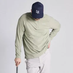 Local Rule Tröjor Herr-Midlayer Q-Zip Seagrass