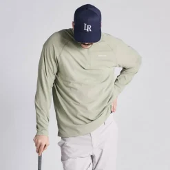 Local Rule Tröjor Herr-Midlayer Q-Zip Seagrass