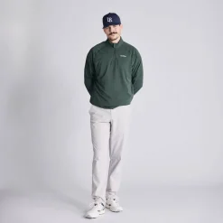 Local Rule Tröjor Herr-Midlayer Q-Zip Deep Forrest Green