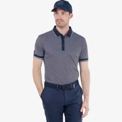 Galvin Green Pikétröjor Herr-Miller Blå Navy-White