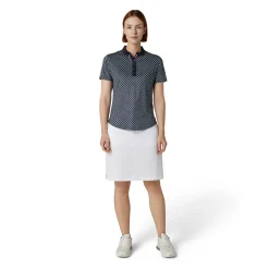 Callaway Pikétröjor Dam-Mini Geo Floral Ss T Blå Peacoat