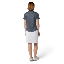 Callaway Pikétröjor Dam-Mini Geo Floral Ss T Blå Peacoat