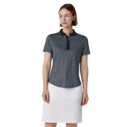 Callaway Pikétröjor Dam-Mini Geo Floral Ss T Blå Peacoat