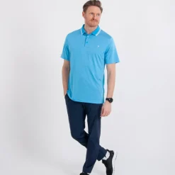 Callaway Pikétröjor Herr-Mini Stripe Polo Blå Blå (Spring B 983)