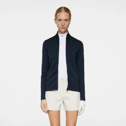 J.Lindeberg Tröjor Dam-Nancy Seamless Mid Layer Blå JL Navy