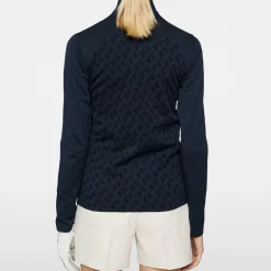 J.Lindeberg Tröjor Dam-Nancy Seamless Mid Layer Blå JL Navy