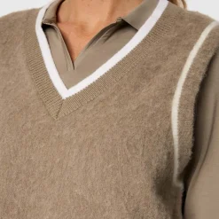 J.Lindeberg Tröjor Dam-Noelle Knitted Brindle