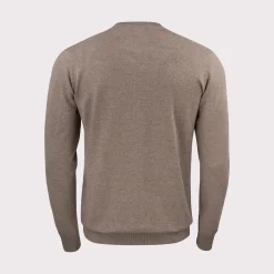 Cutter & Buck Tröjor Herr-Oakville Crewneck Nougat Melange (834)