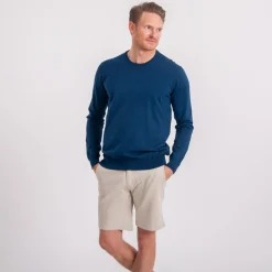 Cutter & Buck Tröjor Herr-Oakville Crewneck Blå Navy Melange (554)