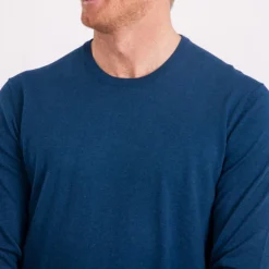 Cutter & Buck Tröjor Herr-Oakville Crewneck Blå Navy Melange (554)