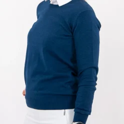 Cutter & Buck Tröjor Dam-Oakville Crewneck Blå Navy Melange (554)