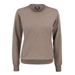 Cutter & Buck Tröjor Dam-Oakville Crewneck Brun Nougat Melange (834)