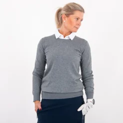 Cutter & Buck Tröjor Dam-Oakville Crewneck Grå Grå (95)