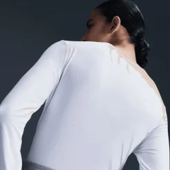 Nike Tröjor Dam-One Classic W Dri-Fit Lo Vit White-Black