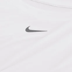 Nike Pikétröjor Dam-One Classic W Dri-Fit Short Vit White-Black