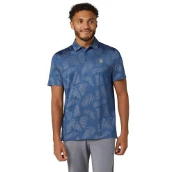 Original Penguin Pikétröjor Herr-OP All Over YD Botanical Jacquard Polo True-Navy