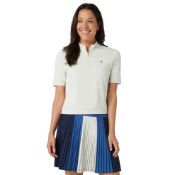 Original Penguin Pikétröjor Dam-OP Laser Cut Floral Ss Silver-Birch