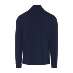 Original Penguin Tröjor Herr-OP L/S 1/4 Zip Technica Blå Black-Iris